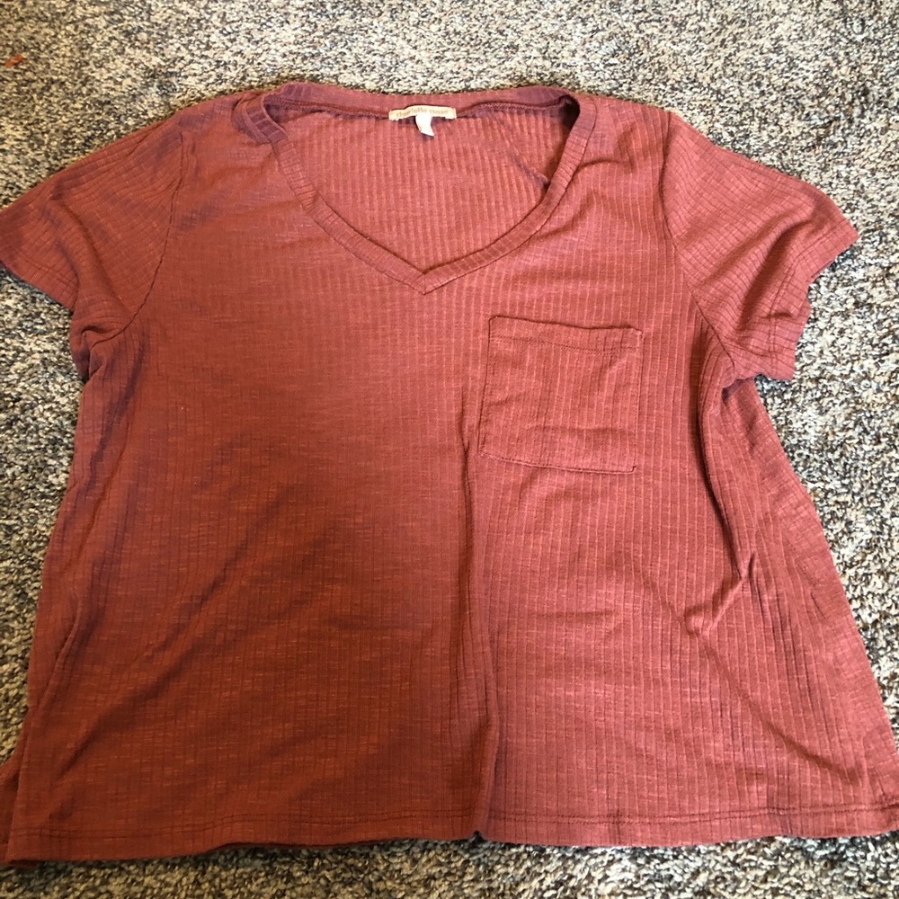 Basic Cropped Blush Tee